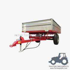 China 4T2W - remolque de la descarga 2wheel con la capacidad de cargamento 4ton; Remolque de la caja del tractor de granja; Hydralic que inclina el remolque proveedor