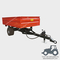 Solo Axle Tractor Trailer, remolque hidráulico de la descarga de la granja; Caja Tipper Trailer For Farm Transporting de 2 ruedas proveedor